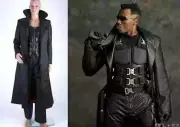 HOT Wesley Snipes BLADE Leather Fullset Costume Cosplay Halloween Party Custom