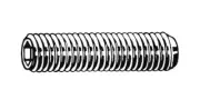 (25CT) Socket Set Screw Cup Hex Drive 6-32 X .500 1/2”