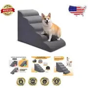 Machine-Washable Foam Dog Steps - 5-Tier Non-Slip Design for Indoor Use