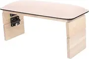 NULYLU Nail Art Hand Rest Manicure Table Arm Rest for Nail Salons Durable Storage Compartment