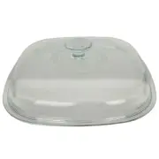 Corningware A12 5 Quart Clear Glass Baking Casserole Dish Lid