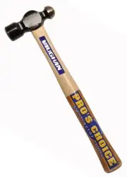 Vaughan TCO16 16 oz. 1-1/4 Dia. in. Wood Handle Ball Pein Hammer 14 L in.