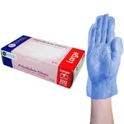 Sofeel Polyethylene Powder Free Gloves Large Blue 500 Box