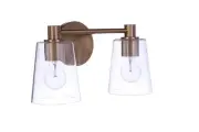 Craftmade 12615SB2 Emilio 2 Light Vanity -Satin Brass