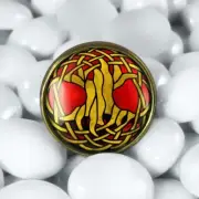 Tree of Life Ring - Celtic Knot Stained Glass Bronze Ring