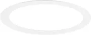 uxcell 1-Pack Goof Rings for 3 Inch Recessed Lights, 3" ID 3.8" OD Durable Steel Trim Ring Flush Mount White Can Light Trim Ring Cover for Ceiling Can Downlights