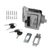 RVs Door Lock Inside Outside Double Open Door Lock for Camper Caravans Trailer