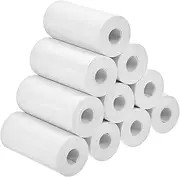 Healeved 10Rolls Thermal Printer Label Paper Strong Sturdy Thermal Sticker Paper for Shipping Labeling Compatible with Various Thermal Printers Smooth Finish for Prints