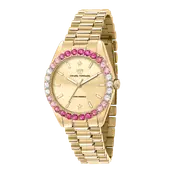 Chiara Ferragni Everyday Pink Zircon Gold Watch