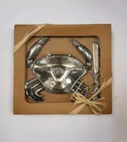 Star Home Crab Dish With Spreader Serving Dish PaRTY Dip Luau