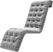 Rocking Chair Cushion, Sun Lounge Cushion, Furniture Cushions, Garden Chair Cushion, Sunbed Cushions, Comfortable Cushioning Breathable Fabric with Elastic Straps for Porch Swing Patio Lawn
