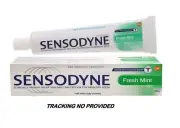 3 x Sensodyne Fresh Mint Toothpaste For Relief Sensitive Teeth 100g