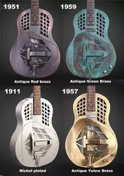 Jonathan Optional Finishes Electric Tricone Resonator Guitar