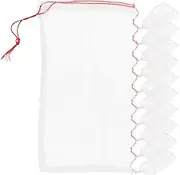ifundom 50Pcs Portable Fruit Mesh Bags Household Netting for Plants Vegetables Flowers Drawstring Design for Easy Use for Garden Protection Healthy Growth