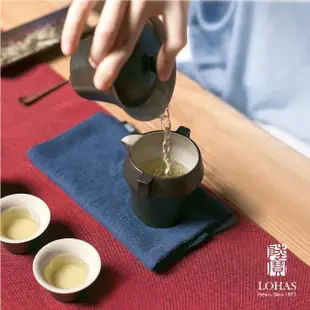 【LohasPottery 陸寶】三才蓋碗茶組 一碗一海六杯一茶濾(品茗樂趣 賞茶湯 觀茶形)