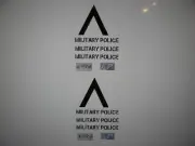 US Marine Corps Military Police Humvee Decals 1:64 two for one money
