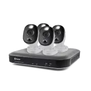 Swann 4 Camera 4 Channel 4K DVR-5580 Security System, 1TB HDD, Heat & Motion