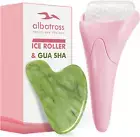 Gua Sha & Ice Roller Set for Face, Facial Tools for Skincare Routine