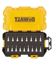Dewalt 3/8 in. Drive Bit Socket Set with Case 17-Piece DEWALT DWMT73806 Sockets