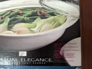 Corningware Casual Elegance Oval Dish 1 and 1/4 qt NEW