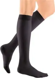 MEDI Sheer & Soft Calf Highs 15-20mmHg (Ebony) Size: VII