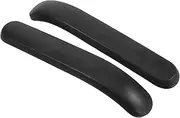 Tofficu 1 Pair Office Chair Armrest Set Plastic Arm Pads for Desk Computer Chairs Elbow Support Comfort Enhancement Round Tube Design Easy Installation