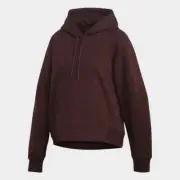 Adidas Y-3 CL GK4420 Pullover Hoodie Women's Night Red 100% Cotton Logo APP378