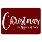 Christmas: Embrace the Season of Hope - Rustic Red Charm