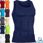 [Generic] Getshapeslim for Men, Man Sculpt Shaper Tank Top, 2025 New Version Ionic Shaping Sleeveless Shirt, Energy, Confidence and Strength for You