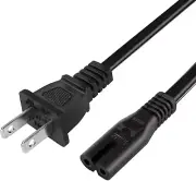 2 Prong AC Power Cord 6Ft Compatible with Sonos Play 1, 3, 5, PLAYBAR