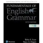 現貨 AZAR-FUNDAMENTALS OF ENGLISH GRAMMAR 5E(原文版)中階 9780136534495 <華通書坊/姆斯>