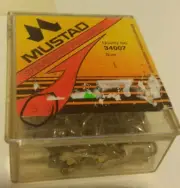Mustad 34007 Stainless Steel O'Shaugnessy Fishing Hooks x 50