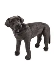 Melissa & Doug Giant Black Lab Lifelike Stuffed Animal Dog - Ages 3+