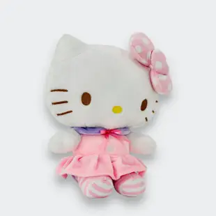 【HELLO KITTY】12吋小洋裝HELLO KITTY 30公分(凱蒂貓HELLO KITTY絨毛娃娃玩偶 5112112-1)