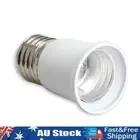 -auE27 to E27 Extension Base CLF LED Light Bulb Lamp Adapter Socket Converter