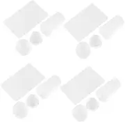 NOLITOY Piece Nail Art Stamper Set Nail Scrapers Diy Manicure Tools for Home Art Portable