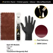 Touch up Paint for Opel All Models Code: 78L Toscanarot/Burgundy Red