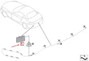 BMW Z4 Roadster E89 Diversity Antenna Amplifier 65209142078 NEW GENUINE