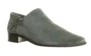 RTLS $190 JOHNSON & MURPHY VERONICA WOMENS DARK GRAY OILED SUEDE BOOTIES SZ 7