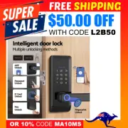 Digital Fingerprint Smart Door Lock Password Unlock APP BT WIFI IC Card