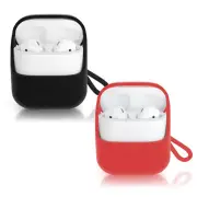 [Fits for AirPods 1st/2nd Gen] Thin Silicon Case with Built in Short/Long Strap