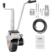 VEVOR Electric Trailer Dolly, 5000lbs Towing Capacity, 350W 12V Trailer Jockey Wheel with 22 ft/min Moving Speed, 12''-24.8'' Adjustable Clamp Height