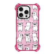 iPhone 16 Pro Bounce Case MagSafe Compatible Pug Dance