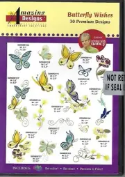Amazing Designs - Butterfly Wishes (CD-ROM) New