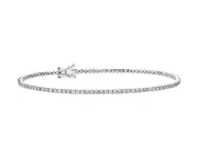 1.0 ct. tw. Classic Four-Prong Natural Diamond Tennis Bracelet in 10K White Gold