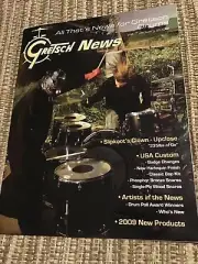GRETSCH DRUMS OFFICIAL BOOK MUSIC DRUMSTICKS AMPS GUITAR ELECTRIC ACOUSTIC MUSIC