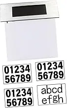 TEHAUX 1Set Outdoor Solar LED Address Number Light with Bright LED for Identification Solar Powered Lighting Tool for Homes and Deliveries