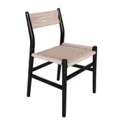 SK Designer Living | Replica Hans Wegner CH36 Chair | Black & Natural