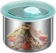 Food Storage Containers - Stackable Stainless Steel Snack Containers | Metal Snack Containers with Lids | Travel-Friendly Stackable Meal Storage Prep for Small Food Portions Kids' Snacks Meals Box