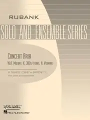 Mozart Concert Aria K 382h Bb Trumpet Solo Piano Rubank Contest Sheet Music